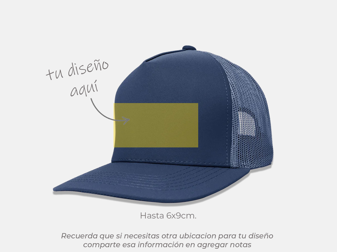 Gorra 5 Paneles con malla trucker 10