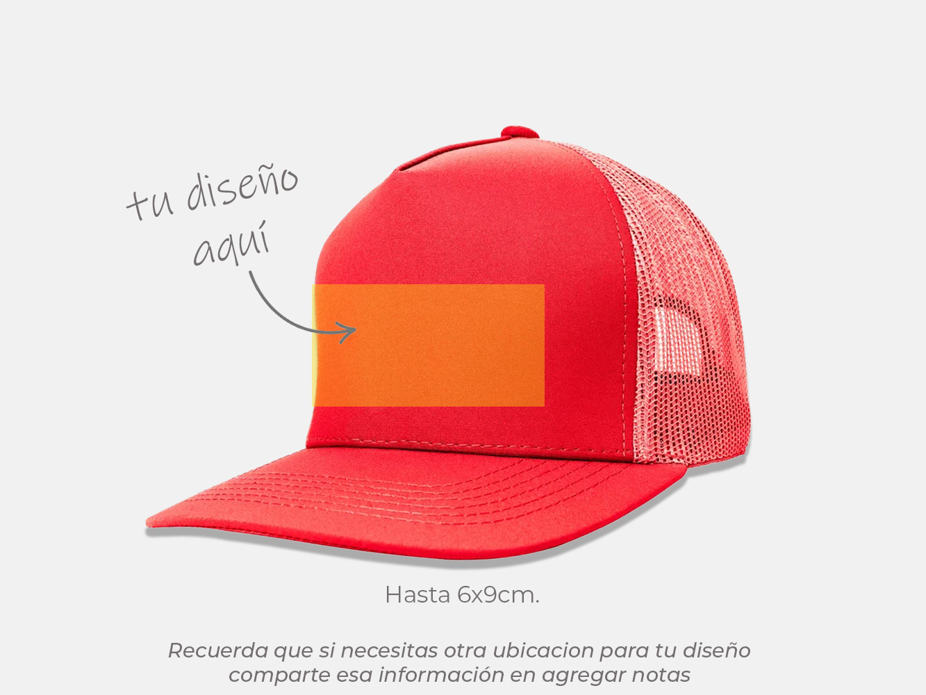 Gorra 5 Paneles con malla trucker 12