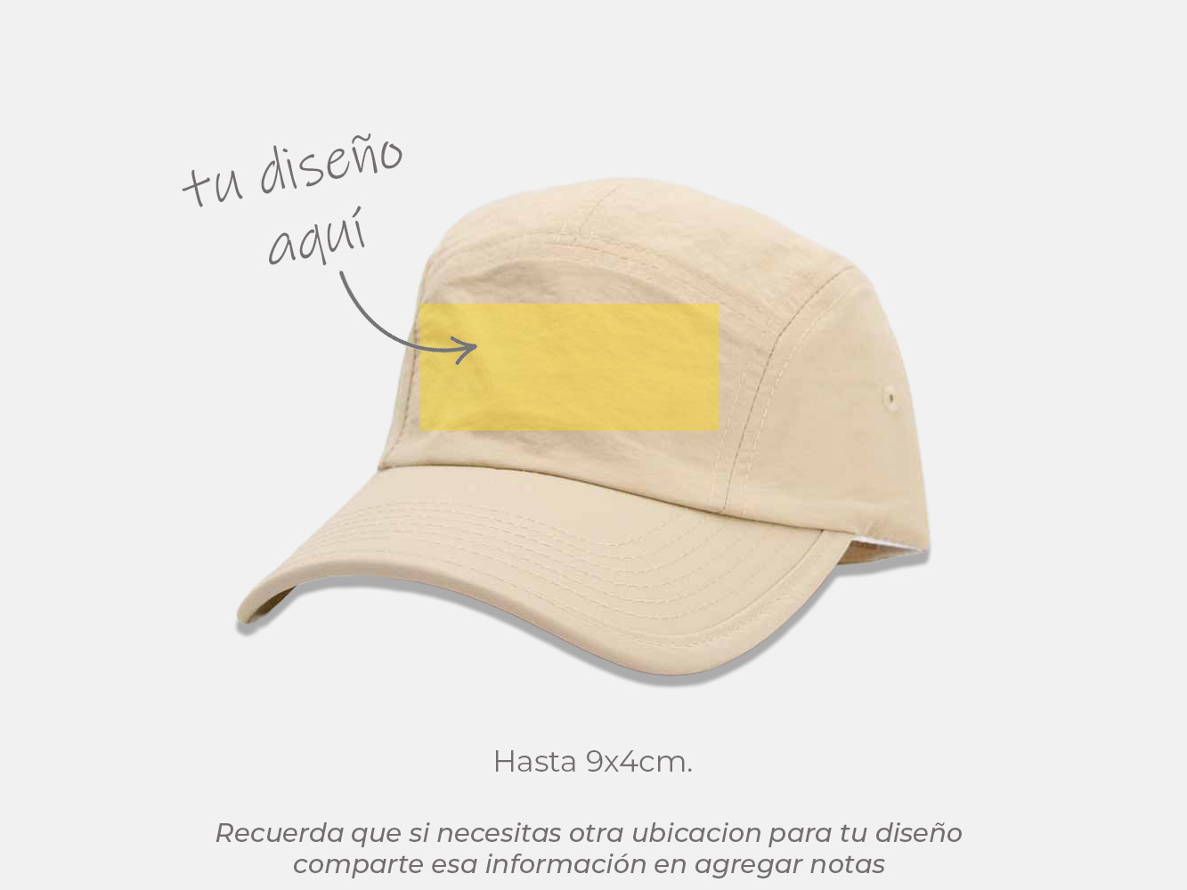 Gorra 5 paneles Camper dryfit 2