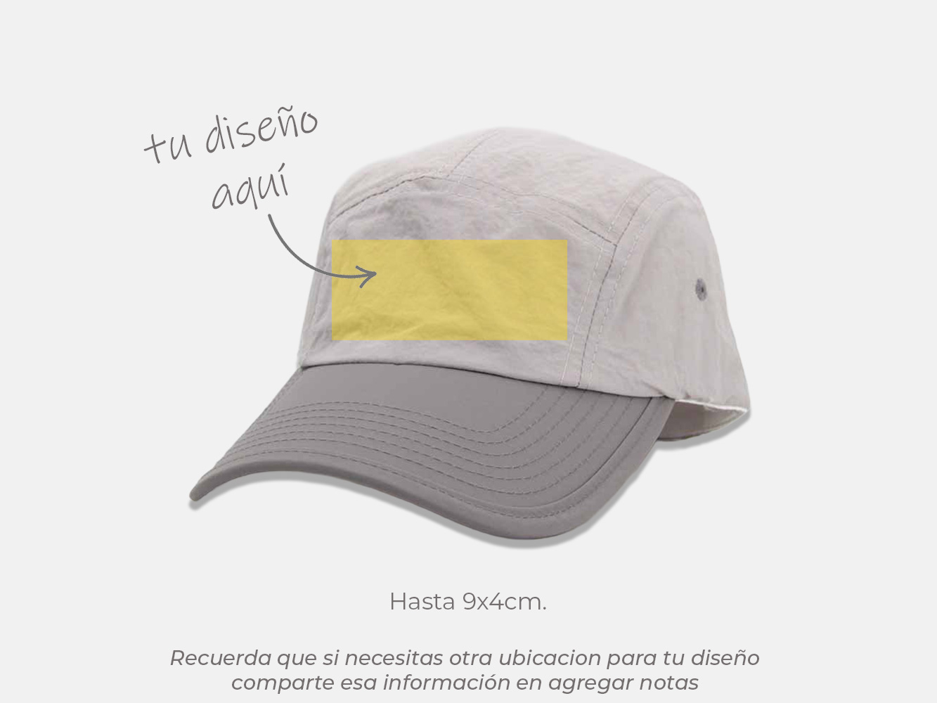 Gorra 5 paneles Camper dryfit 3