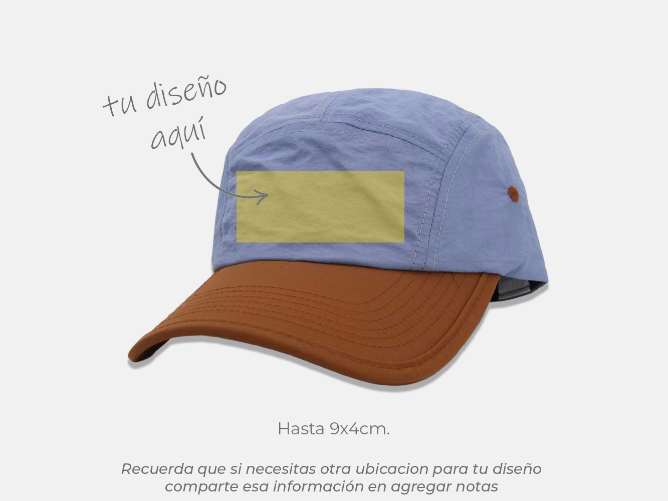 Gorra 5 paneles Camper dryfit 4