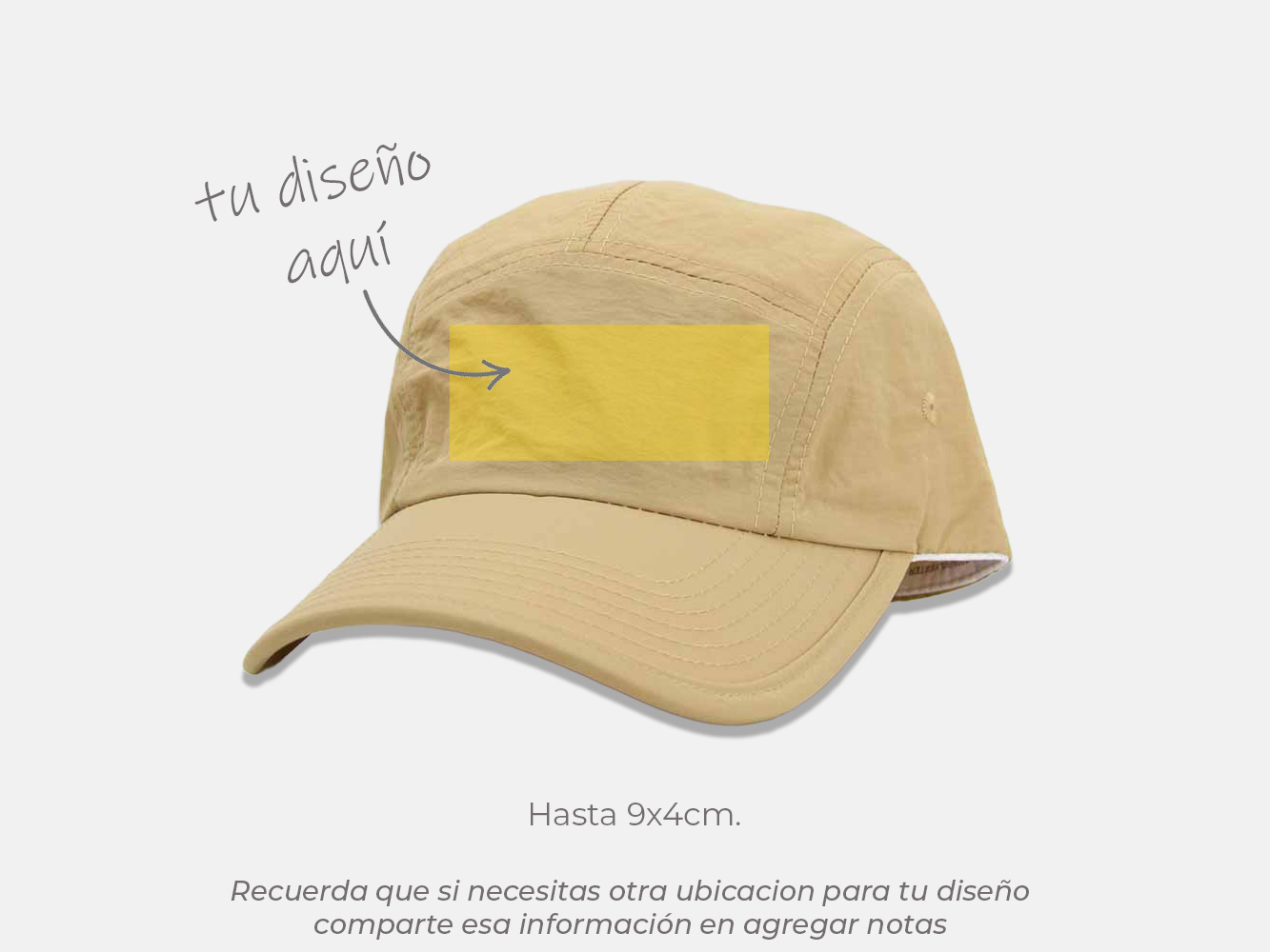 Gorra 5 paneles Camper dryfit 6