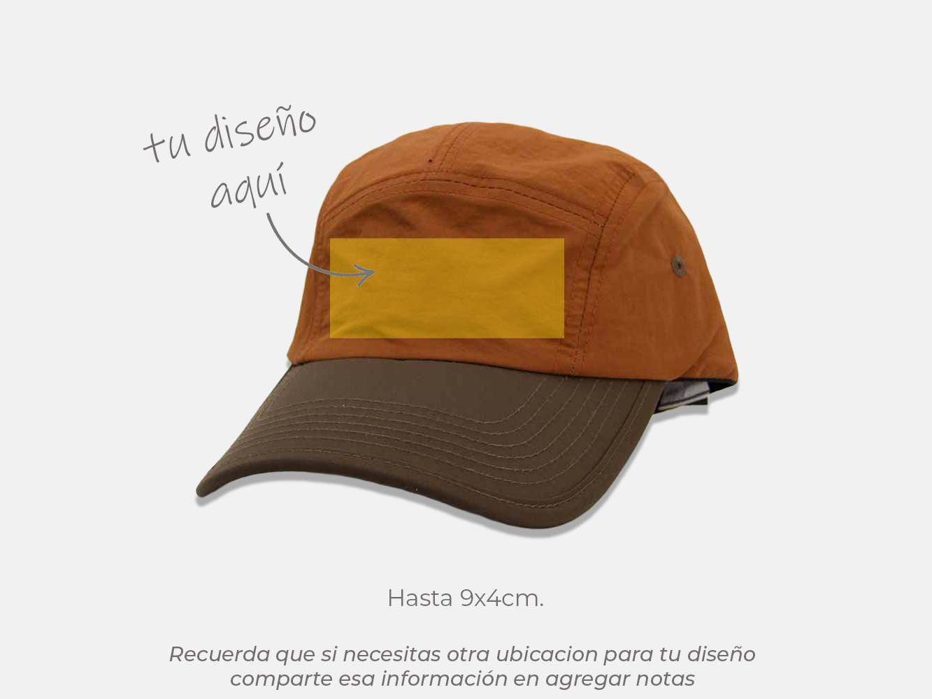 Gorra 5 paneles Camper dryfit 7