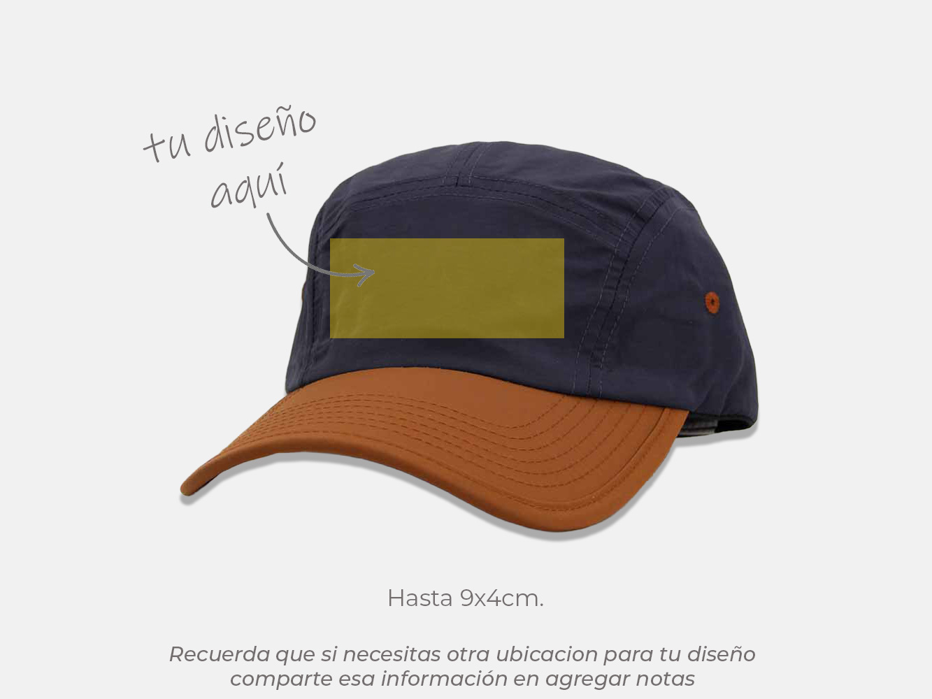 Gorra 5 paneles Camper dryfit 8