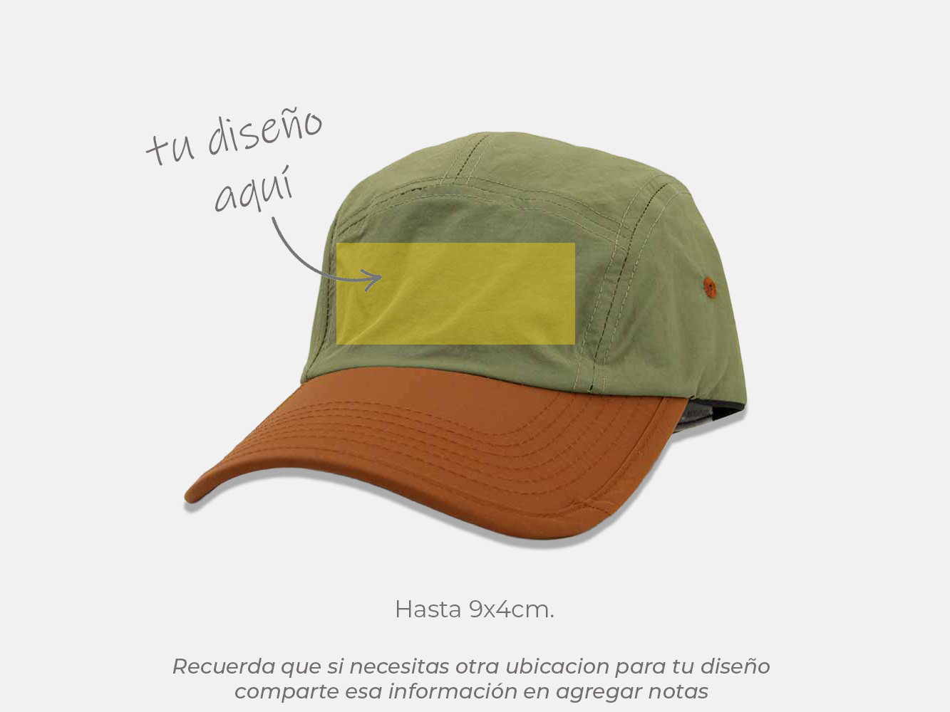 Gorra 5 paneles Camper dryfit 12