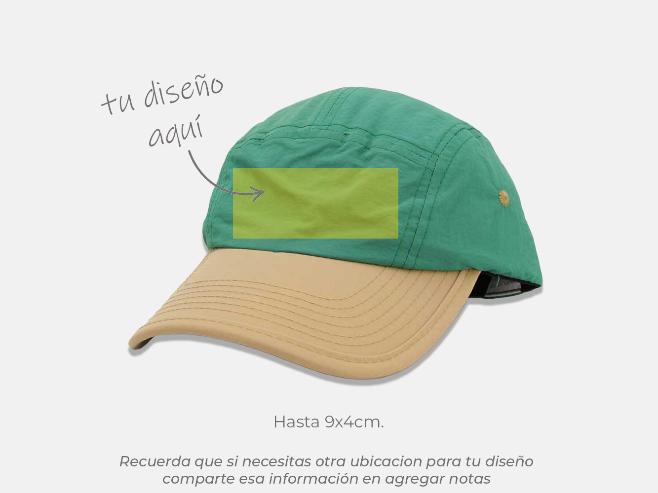 Gorra 5 paneles Camper dryfit 14