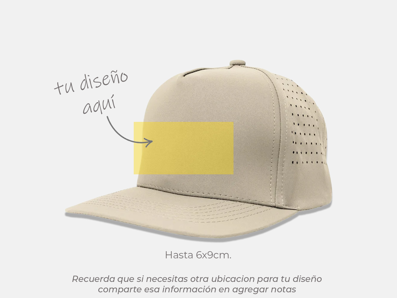 Gorra 5 Paneles golf con malla dryfit  6