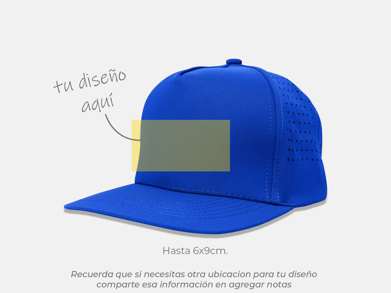 Gorra 5 Paneles golf con malla dryfit  7