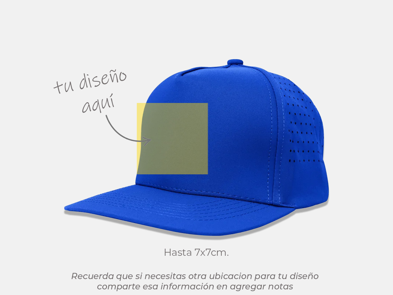 Gorra 5 Paneles golf con malla dryfit  8