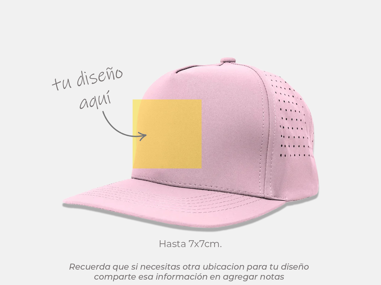 Gorra 5 Paneles golf con malla dryfit  9