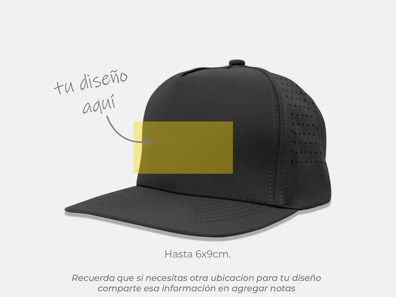 Gorra 5 Paneles golf con malla dryfit  13