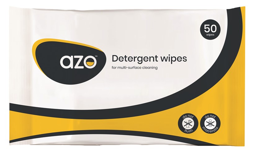 Toalhetes Detergentes Azo 24 x 22cm - Pack de 50