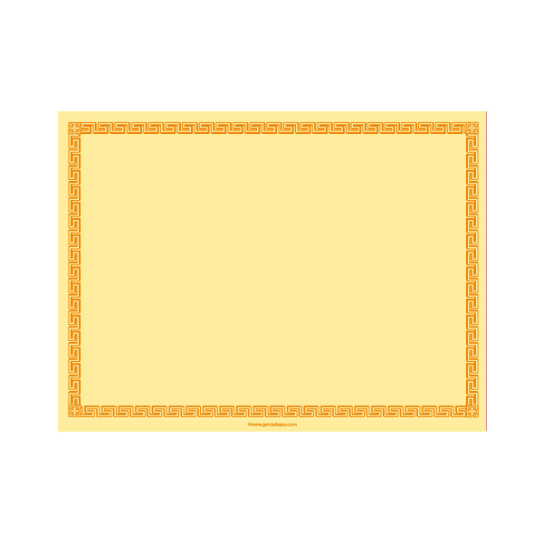 Toalhete de Mesa 60g 60 g/m2 30x40cm Amarelo - 200uni