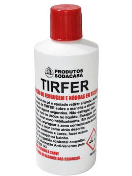 Tirfer (tira ferrugem da roupa) 250 ml