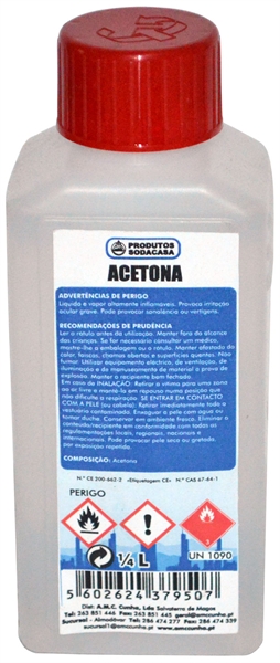 Acetona 250ml