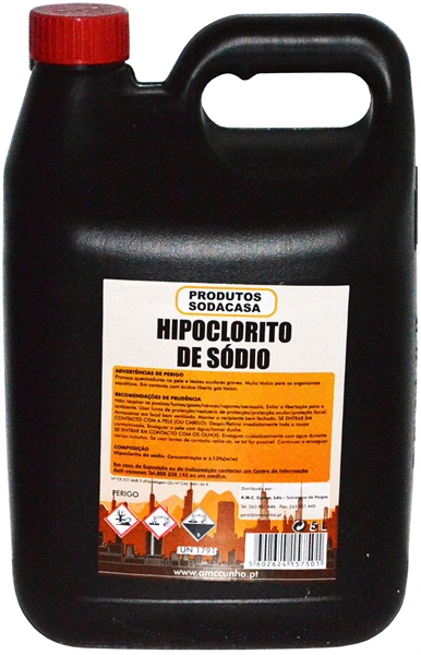 Hipoclorito de Sódio 5L