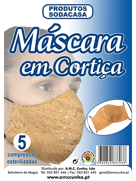 Mascara de Protecçao em Cortica com 5 Recargas