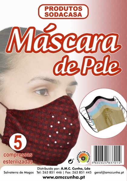 Mascara de Protecçao em Pele com 5 Recargas