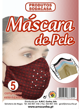 Mascara de Protecçao em Pele com 5 Recargas