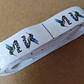 500 Etiquetas de 2x6 cms costura personalizadas, para ropa, nombres, logotipo o texto en cinta espiga - Miniatura 2