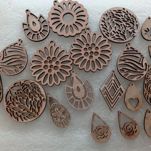 PACK 25 pares bases para aros, aretes para pintar, no incluye ganchos. 4