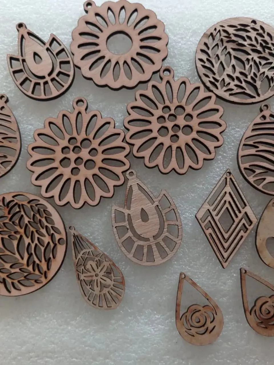 PACK 25 pares bases para aros, aretes para pintar, no incluye ganchos. 4