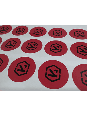 Stickers 5x5 o 5 cms personalizados