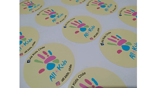 Stickers 5x5 o 5 cms personalizados