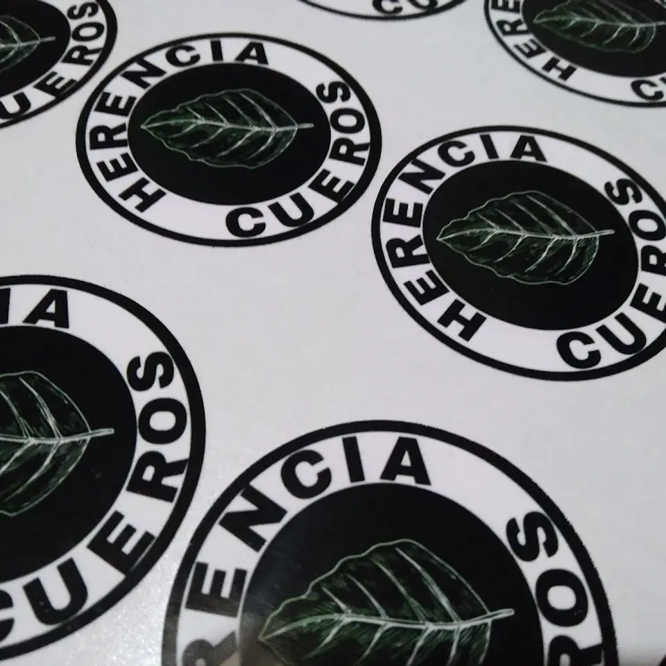 Pack 300 Stickers Vinilo Troquelados Personalizados 5x5 cms 1