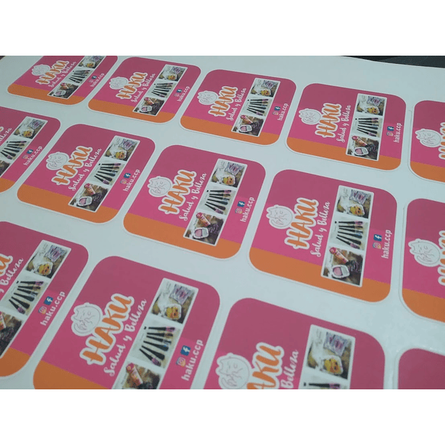 100 Stickers Personalizados 5x5cms