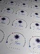 100 Stickers 3,5x3,5 cms personalizados  - Miniatura 1