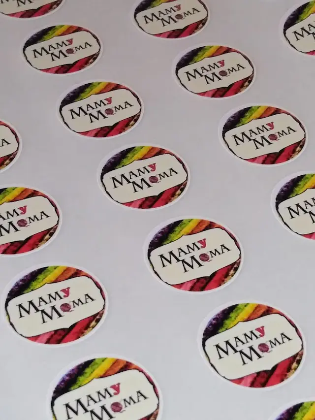 100 Stickers 3,5x3,5 cms personalizados  6