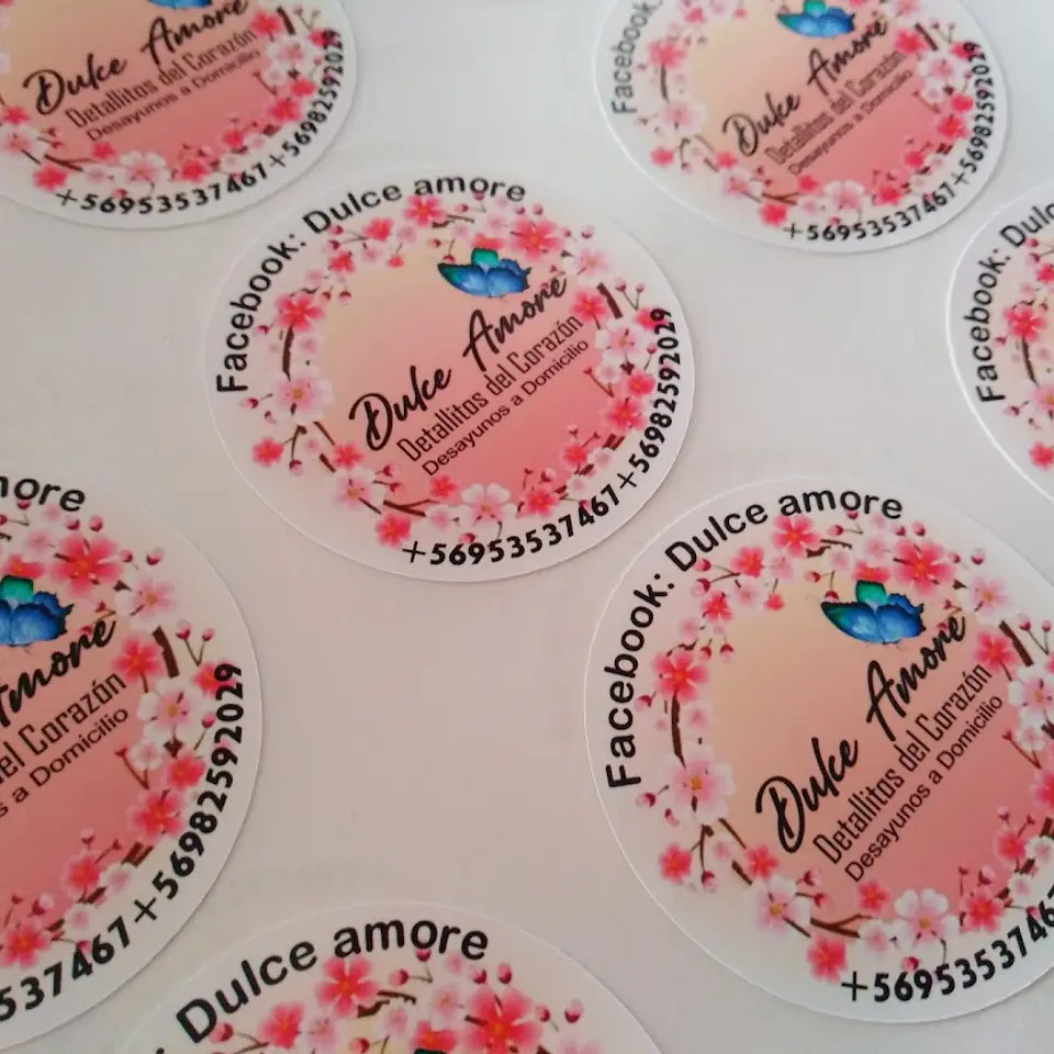 100 Stickers 3,5x3,5 cms personalizados  7