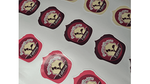 100 Stickers 5 cm Forma Personalizada 