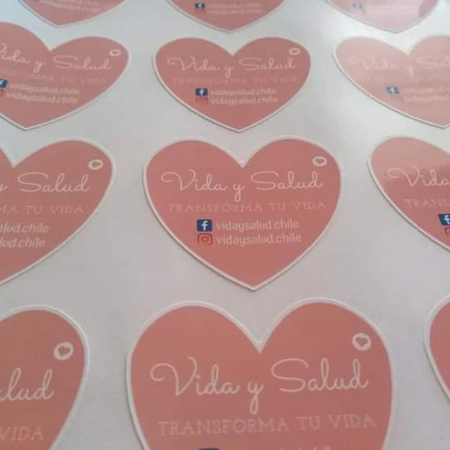 100 Stickers 5 cm Forma Personalizada  2