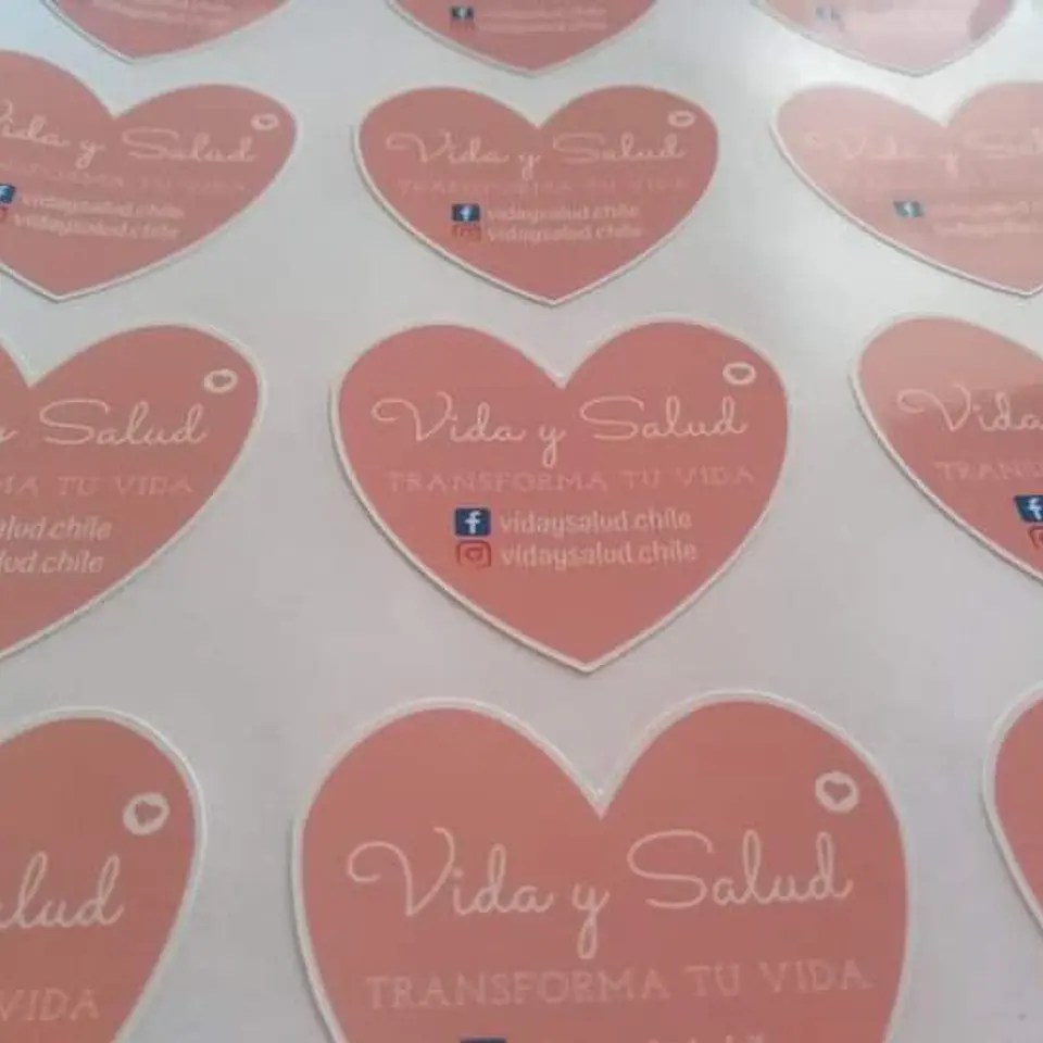 100 Stickers 5 cm Forma Personalizada  2