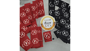 100 Etiquetas Espiga de 2 Cms Personalizadas full color, cortadas y selladas