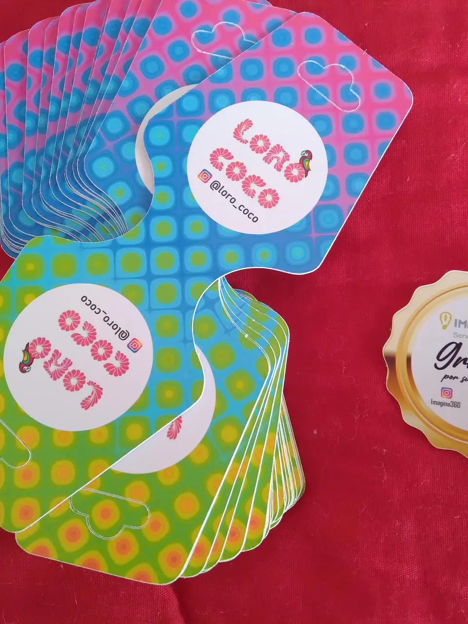 Pack 100 Hang Tags Mariposa Personalizados 1