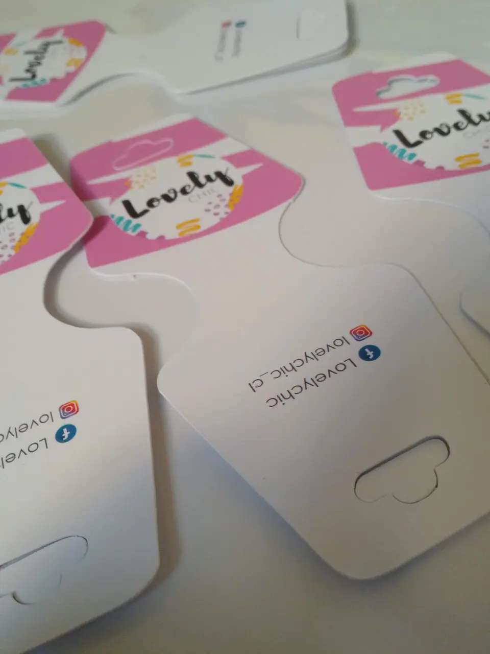 Pack 100 Hang Tags Mariposa Personalizados 3