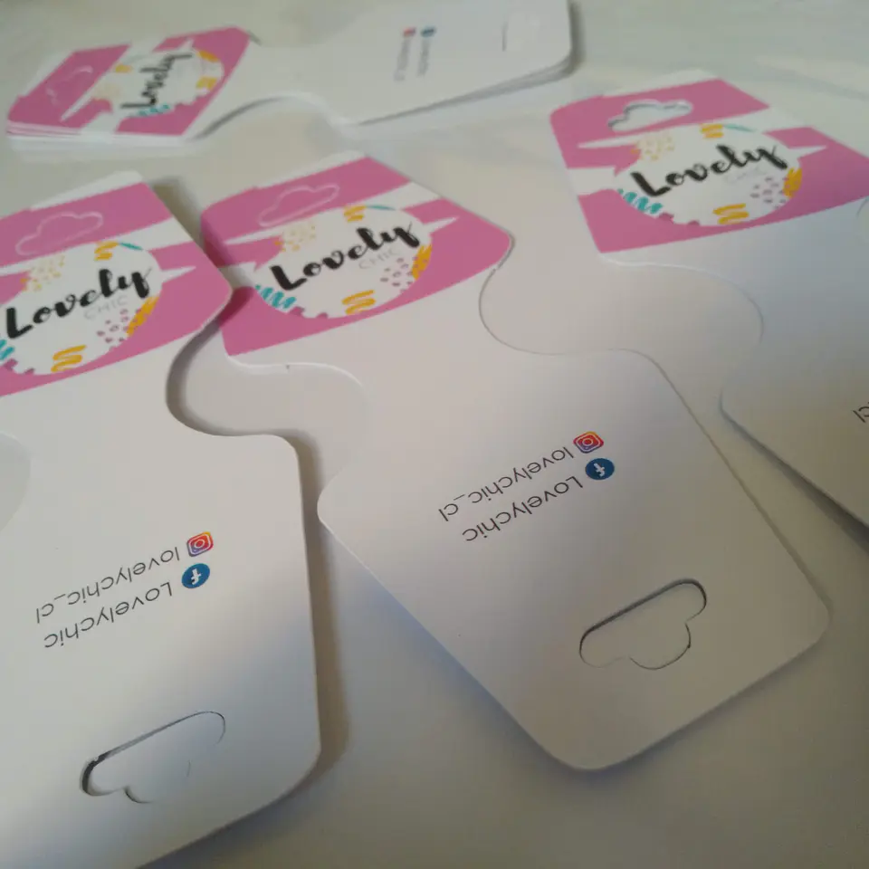 Pack 100 Hang Tags Mariposa Personalizados 3
