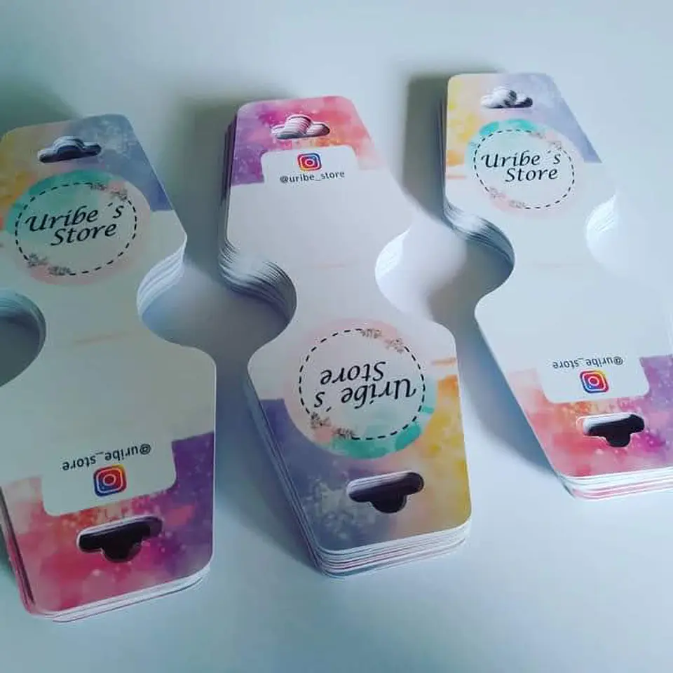 Pack 100 Hang Tags Mariposa Personalizados 4