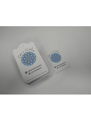 Pack 100 Hang tags mini para accesorios