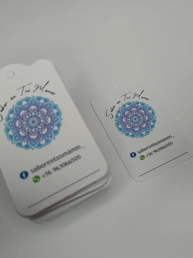 Pack 100 Hang tags mini para accesorios 1