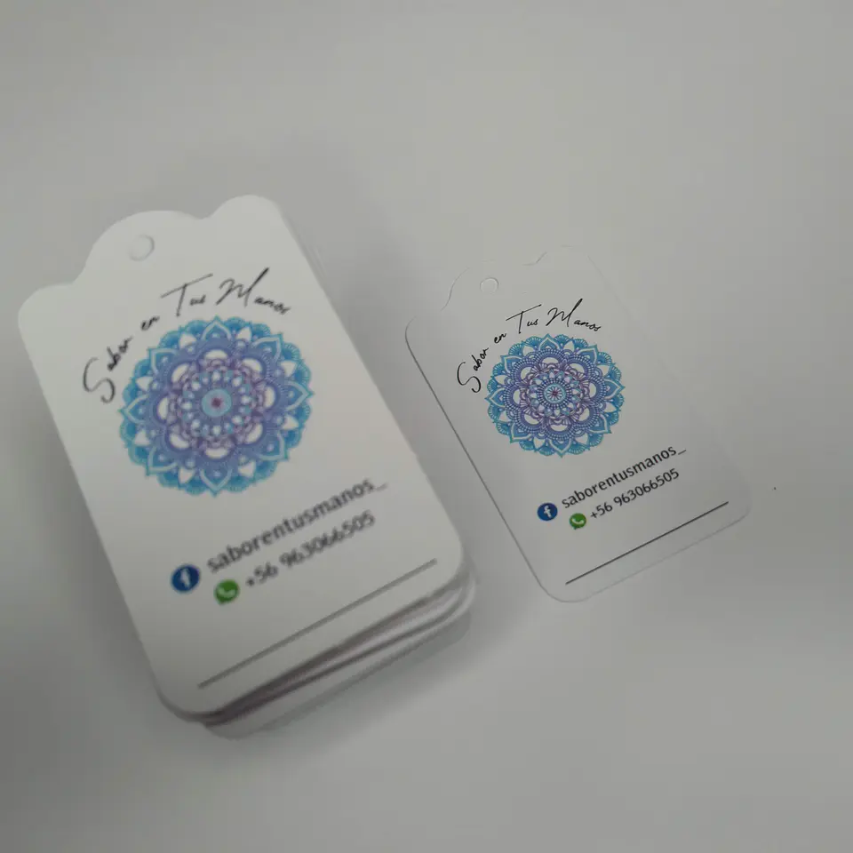 Pack 100 Hang tags mini para accesorios 1