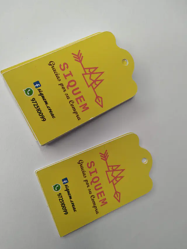 Pack 100 Hang tags mini para accesorios 2