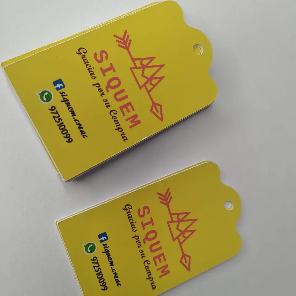 Pack 100 Hang tags mini para accesorios 2