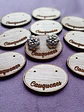 Pack 100 Porta aros de madera 4x3 cms, con nombre de localidad  - Miniatura 2