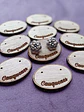 Pack 100 Porta aros de madera 4x3 cms, con nombre de localidad  - Miniatura 4