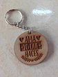 Llaveros madera corte y grabado laser personalizados - Miniatura 2