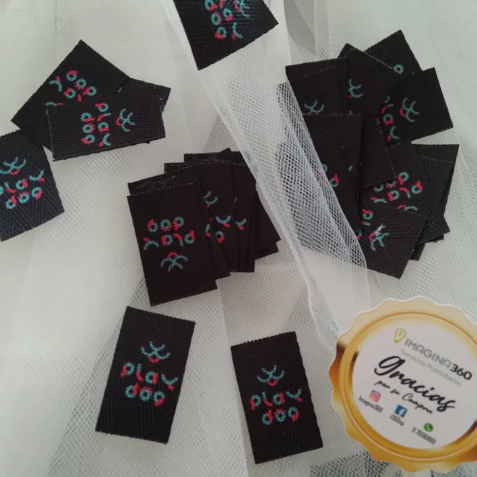 100 Etiquetas Mini Personalizadas Para Accesorios Pequeños  2